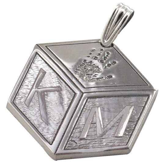Life Print Baby Block Pendant