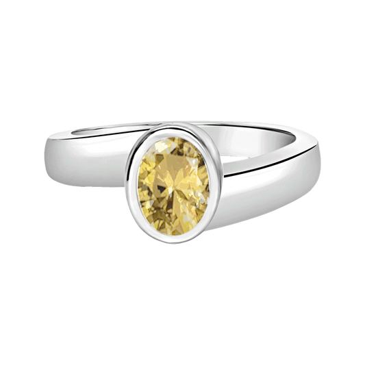 Oval Ring w/ November Birthstone