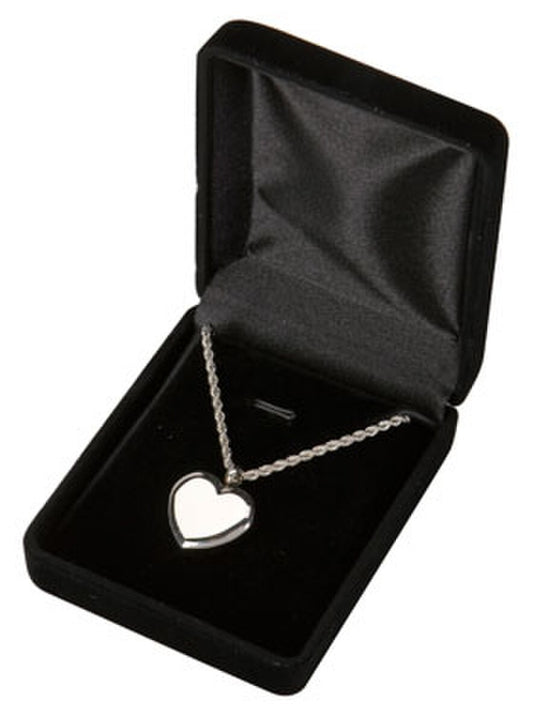 Silver Heart Keepsake Pendant