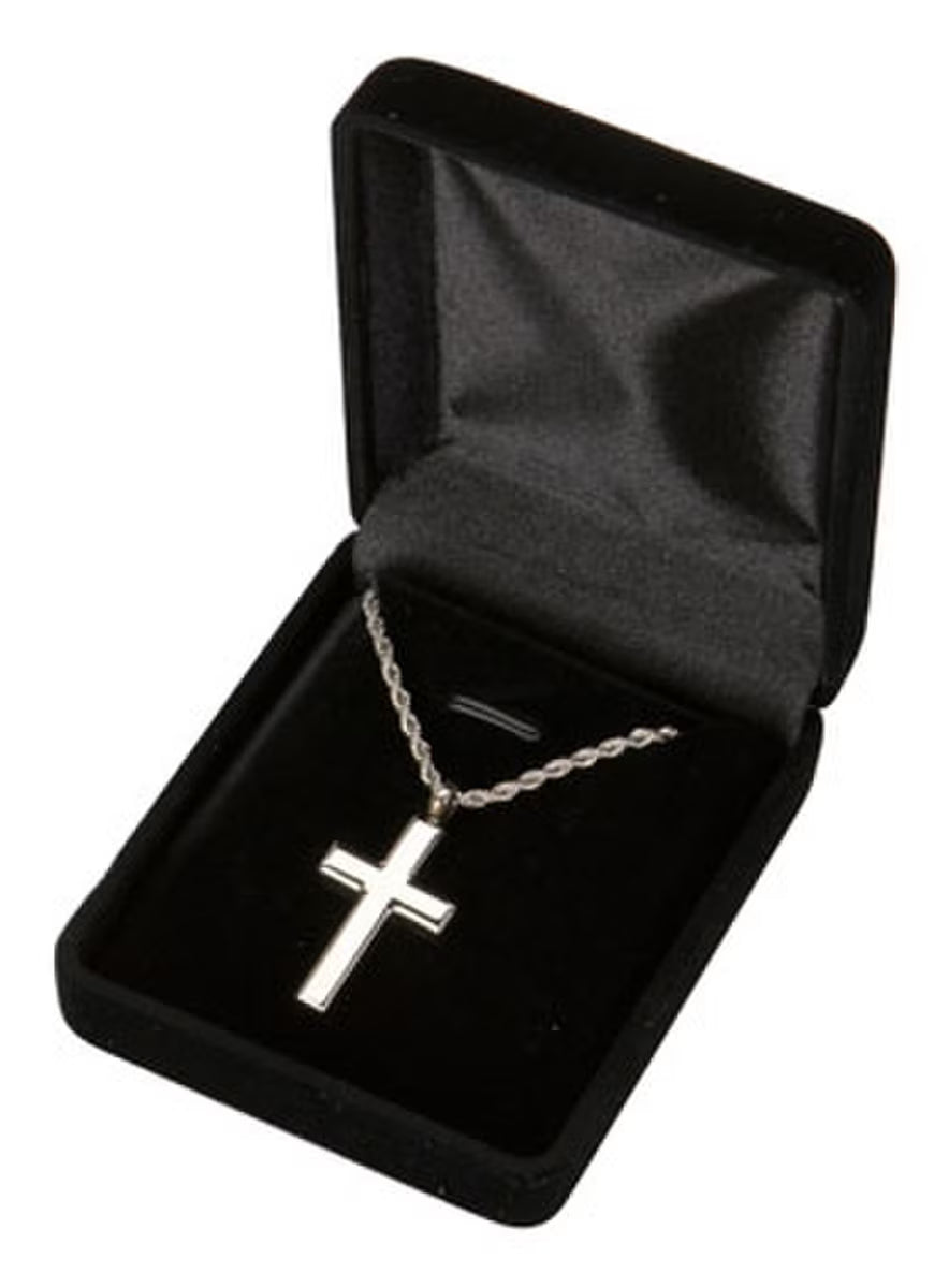 Silver Cross Keepsake Pendant