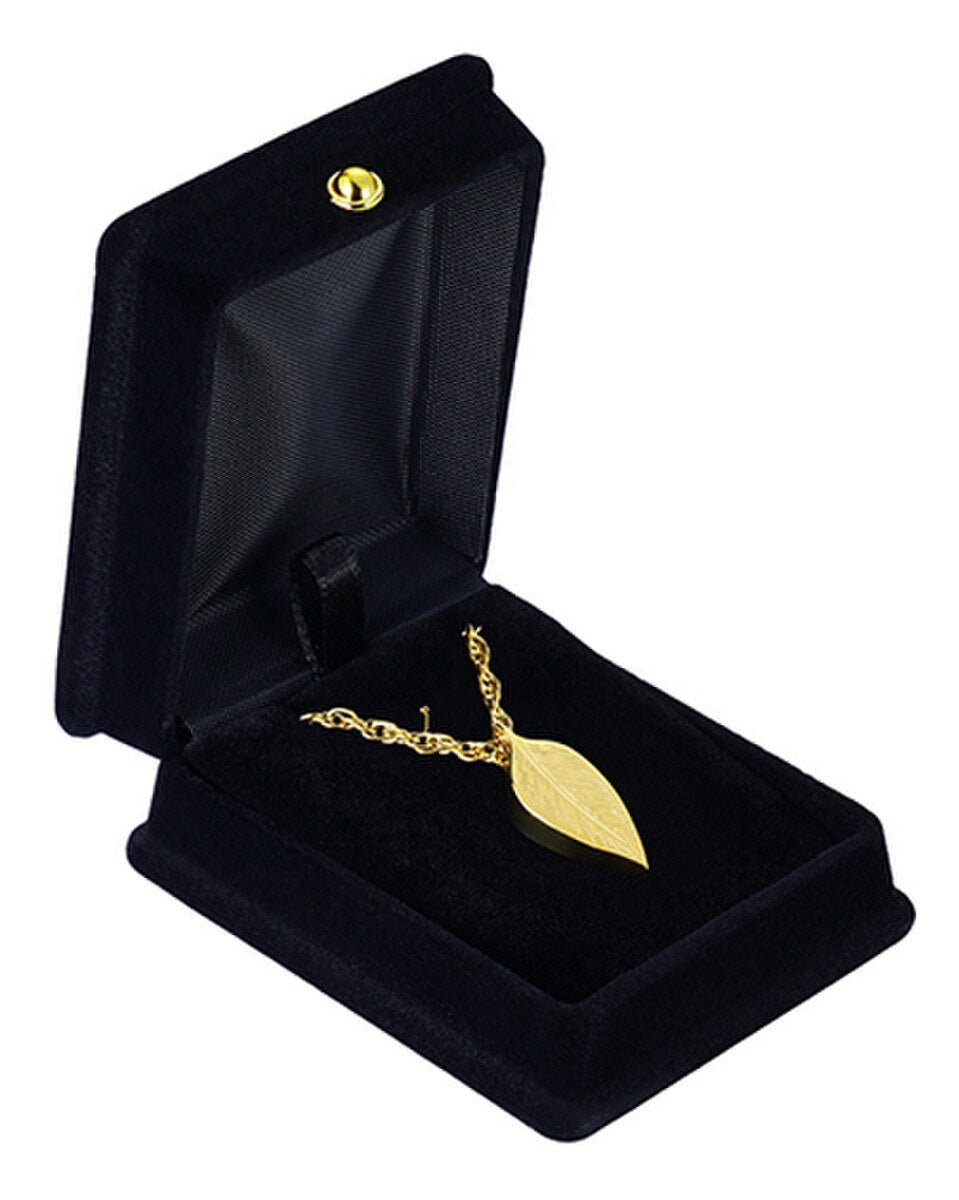 Gold Leaf Keepsake Pendant