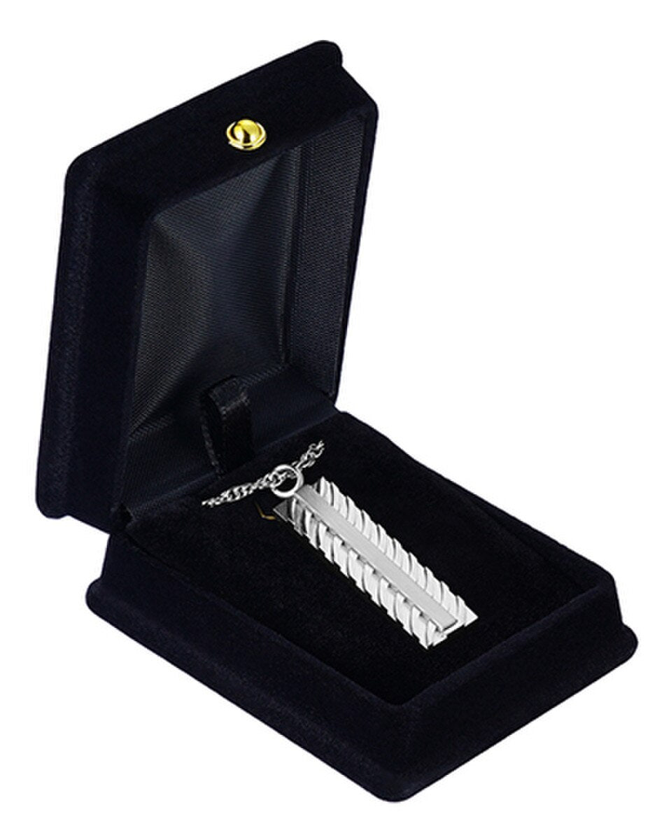 Silver Bar Keepsake pendant