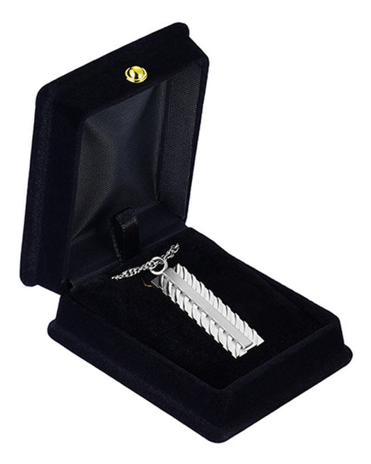 Silver Bar Keepsake pendant