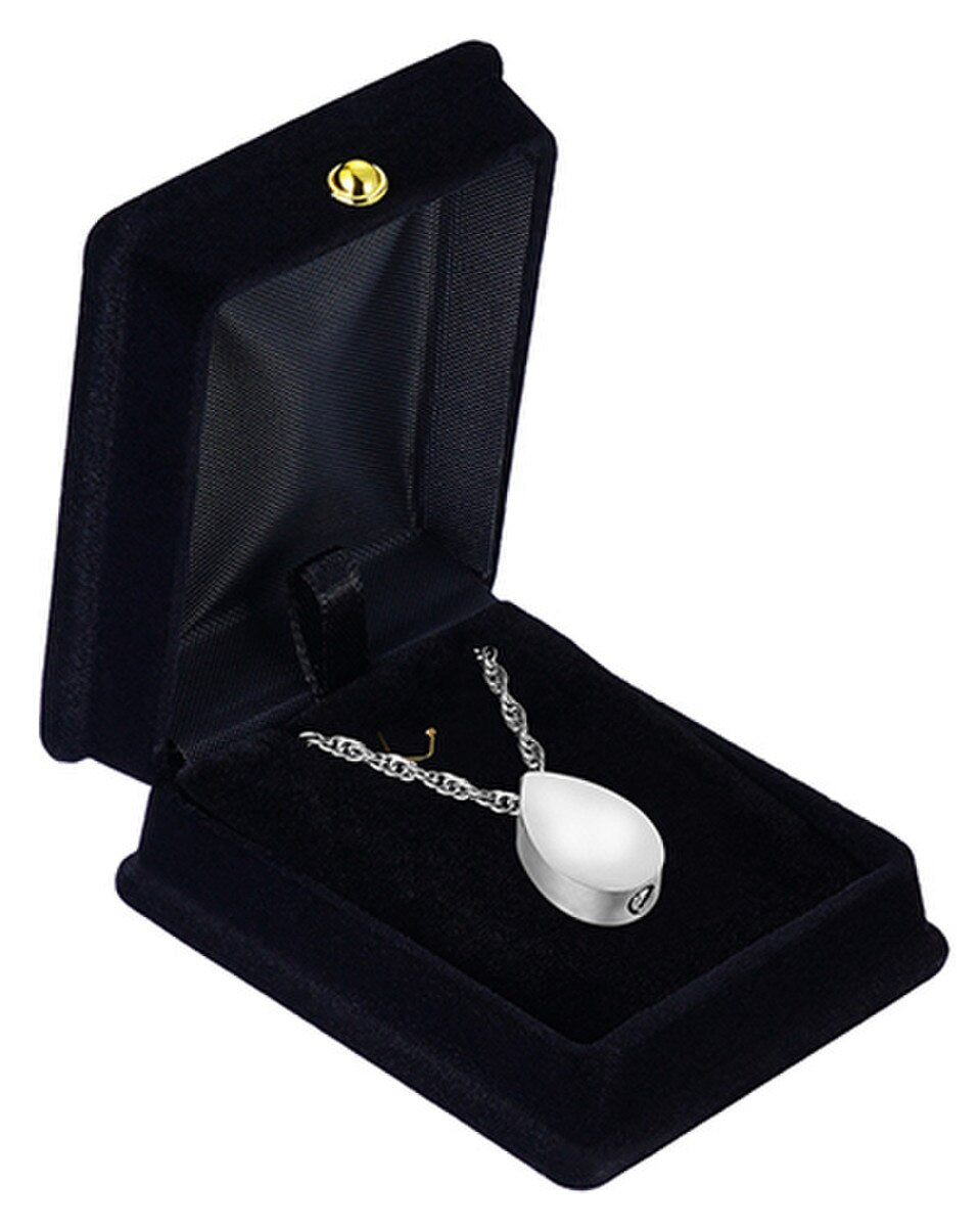 Silver Drop Keepsake Pendant