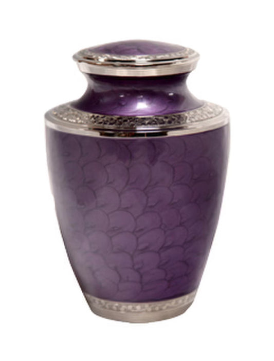 Mother of Pearl Purple Urn