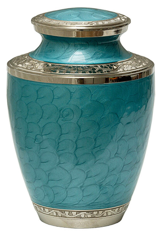 Mother of Pearl Aqua Urn