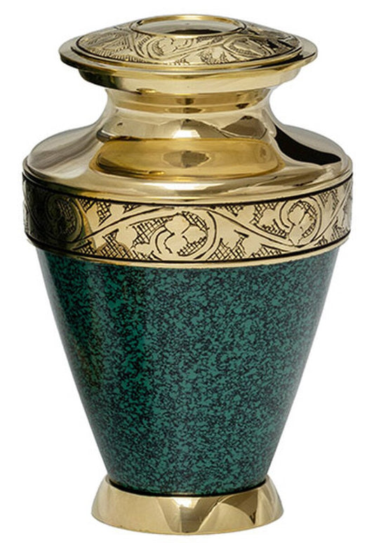 Green Patina Medium Urn