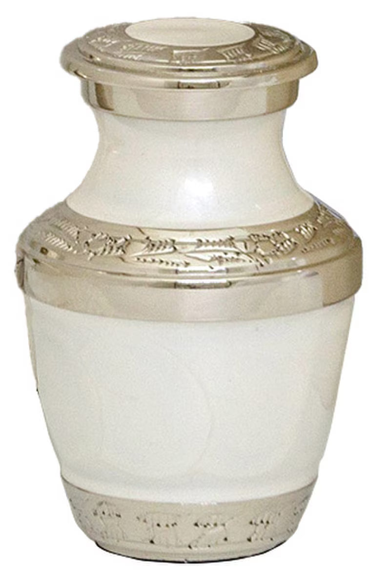 Mother of Pearl Silver Keepsake