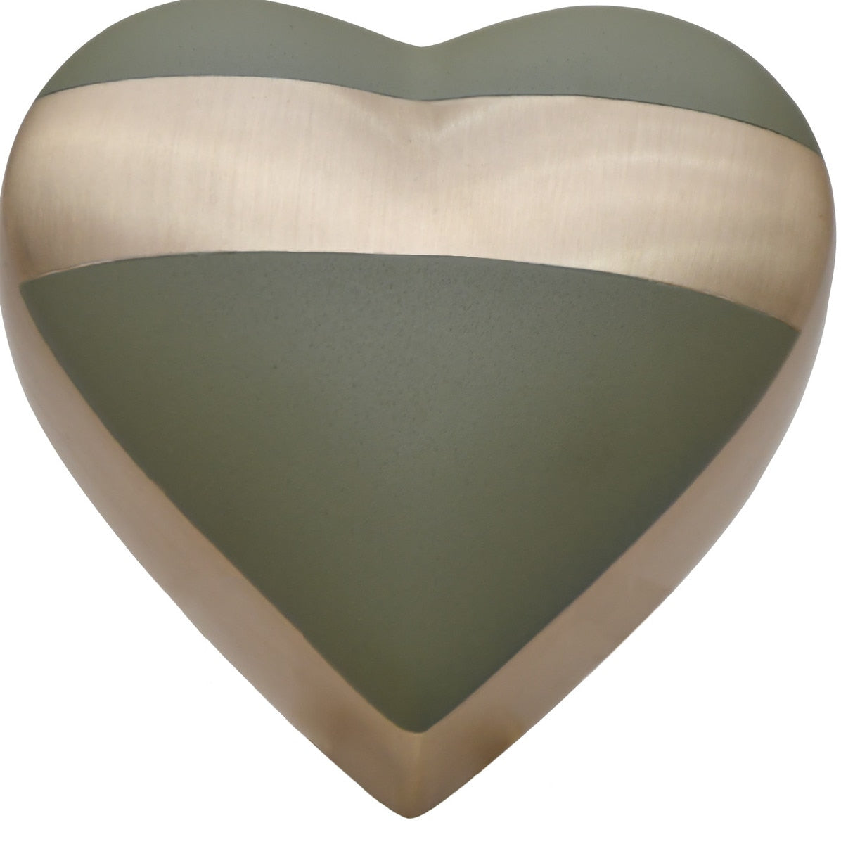 Luxa Sage Brass Heart Keepsake