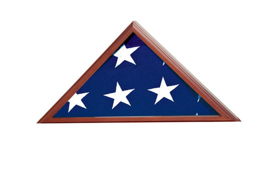 Cherry Finish Flag Case