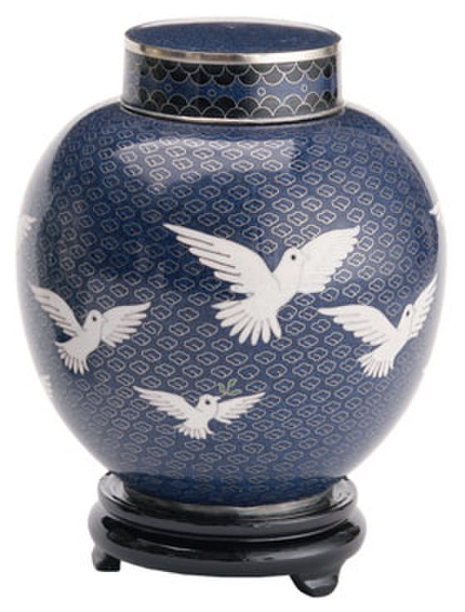 Blue Dove Urn