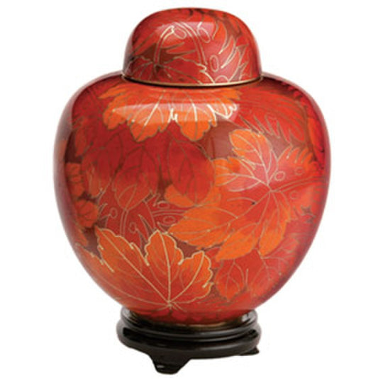 Cloisonné Fall Leaf Keepsake