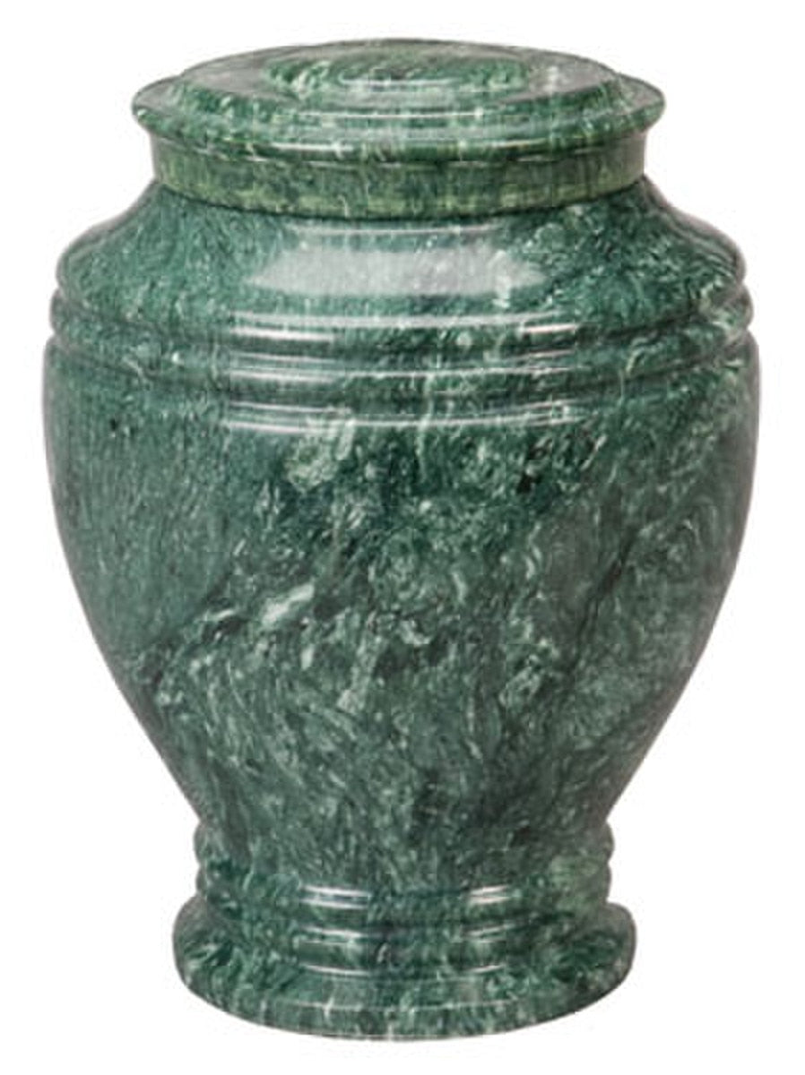 Green Earth Marble Urn
