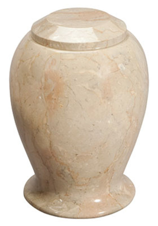 Mountain Light Marble Urn