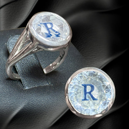 Sapphire Women's Ring Memory Stone