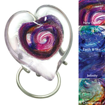 Art Glass Keepsake Forever Heart
