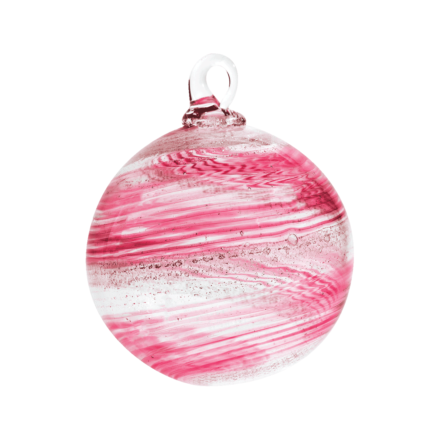 Hand-blown glass memorial ornament