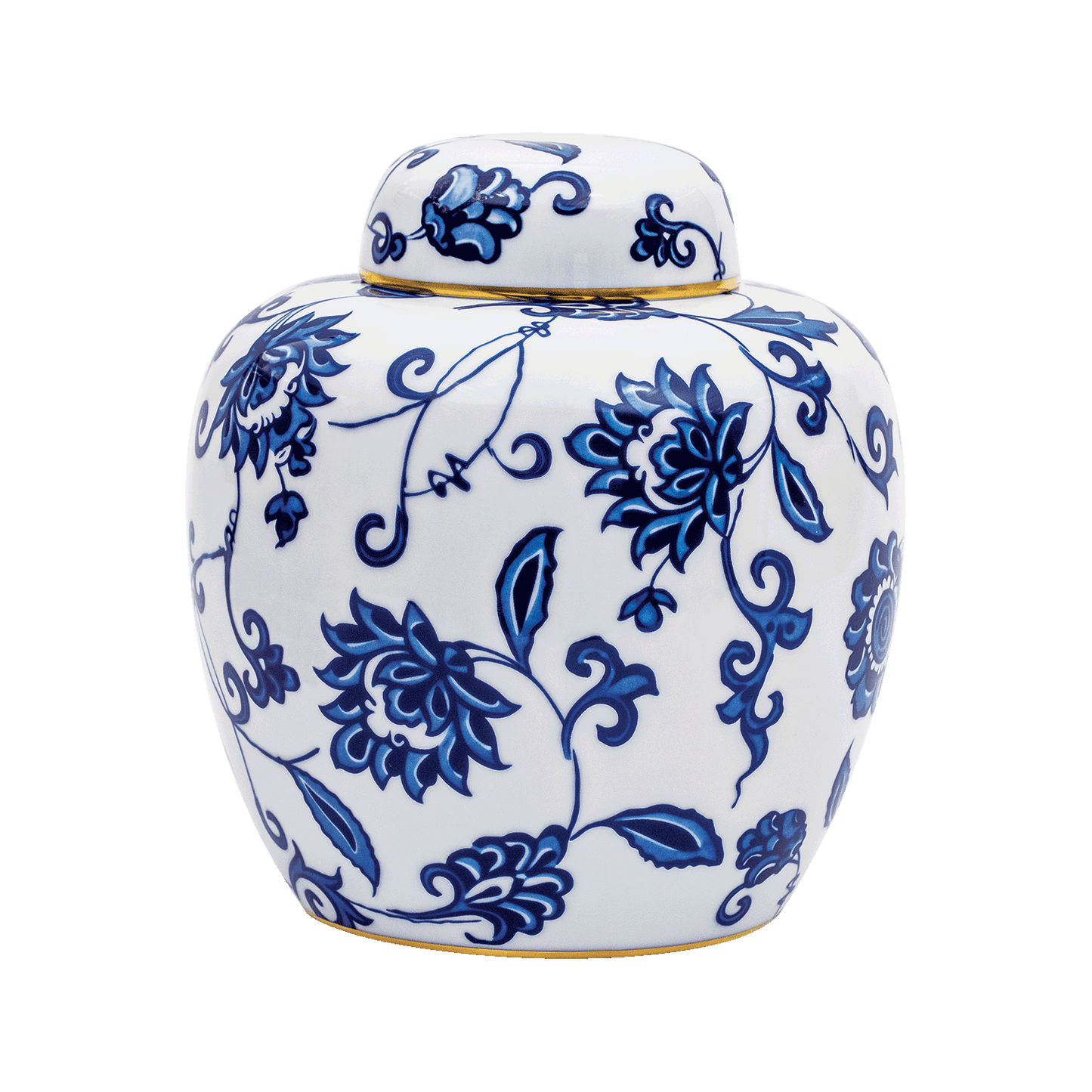 Prince Blue Montreal Porcelain Urn