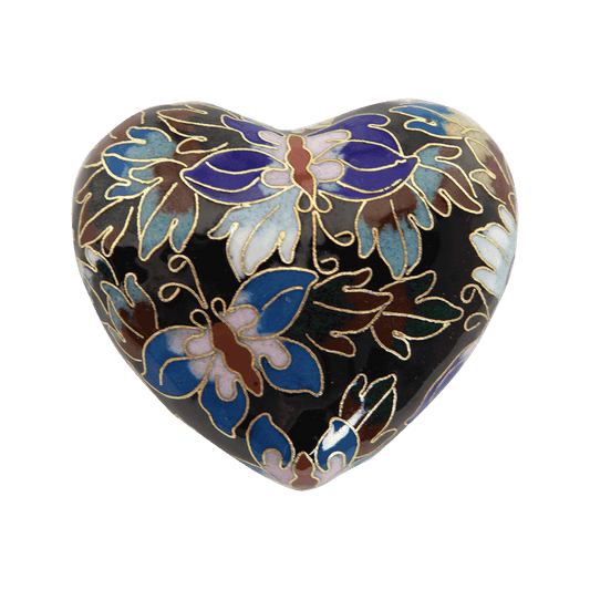Cloisonné Heart keepsake
