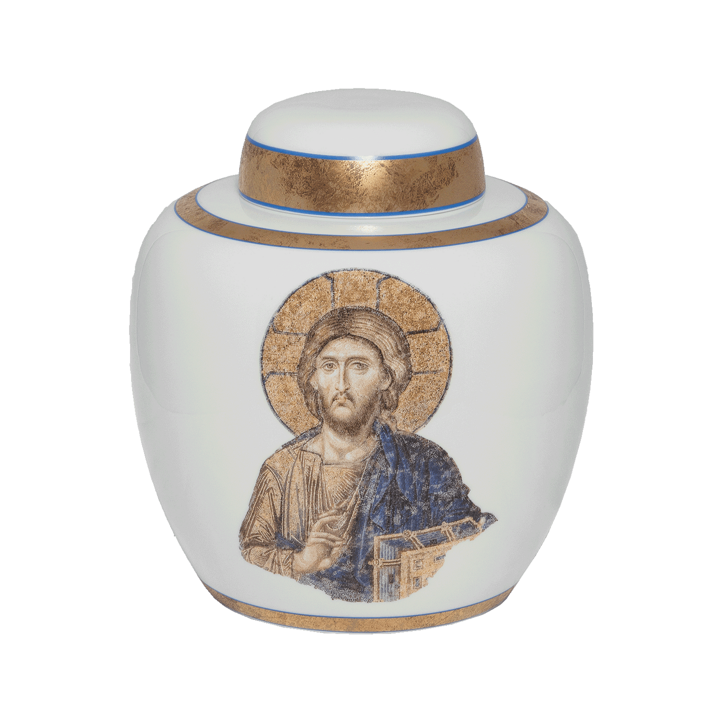 Christ Mosaic Cross Montreal Urn