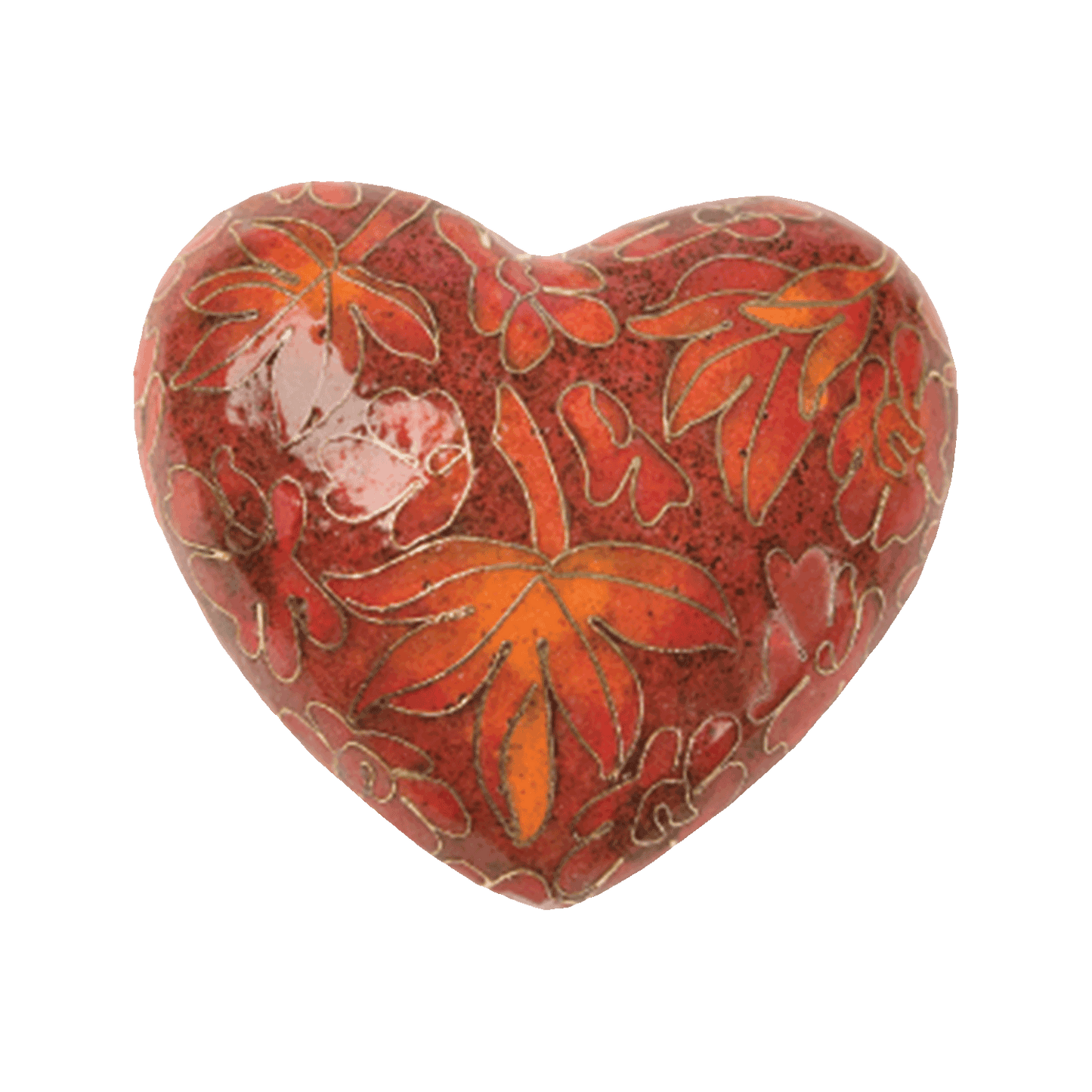 Cloisonné Heart keepsake