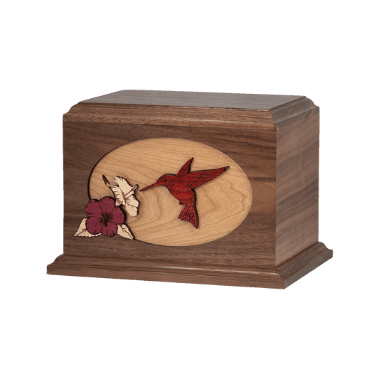 Hummingbird 3-D Urn
