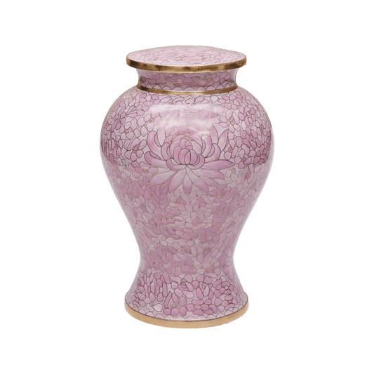 Cloisonné  Rose Urn
