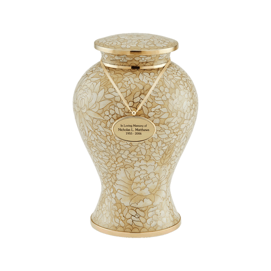 Opal Cloisonné Urn
