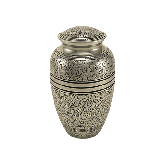 Antique Silver Oak Urn