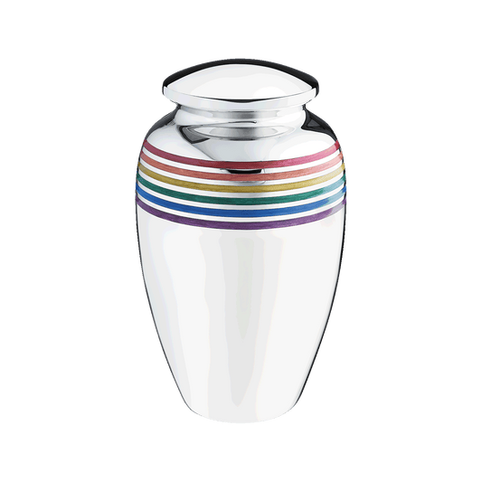 Spectrum brass urn