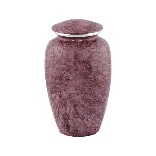 Heathered Burgundy Urn