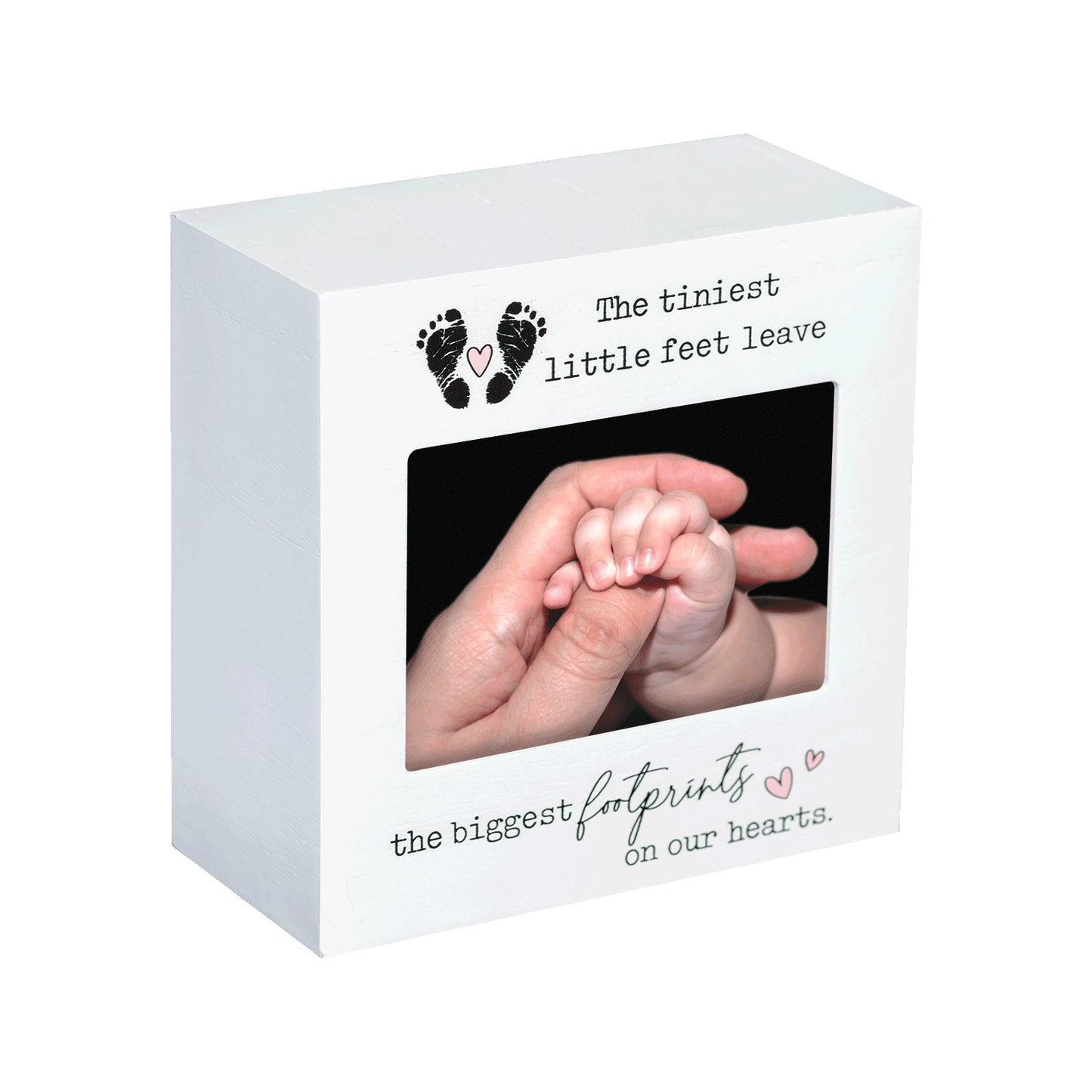 Footprints Photo Urn