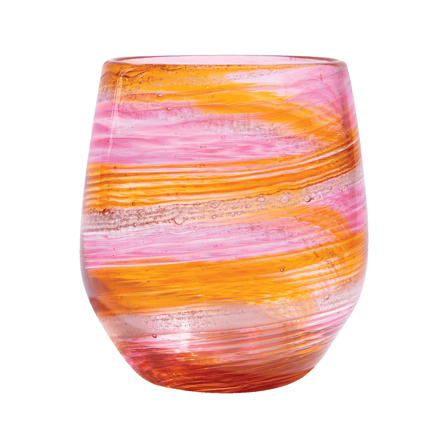 Hand Blown Memory Glass Votive