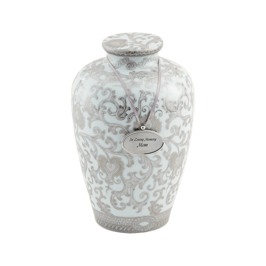 Porcelain Scroll Urn