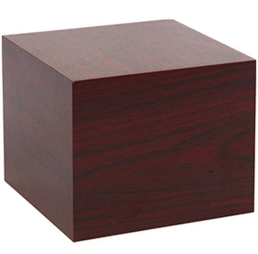 Dark Brown Cube Simplicity Urn