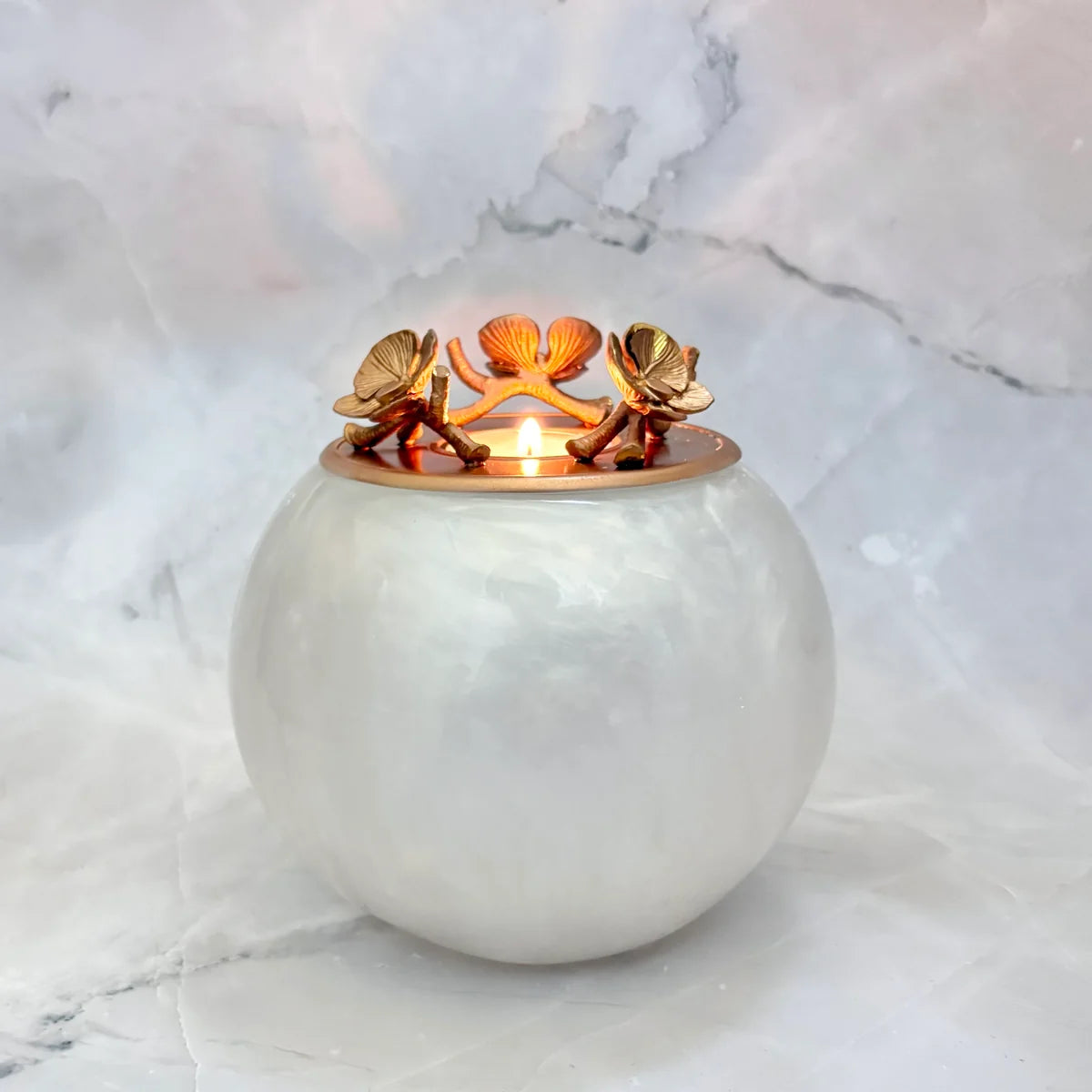 Mother of Pearl Handmade Cremation Keepsake Urn