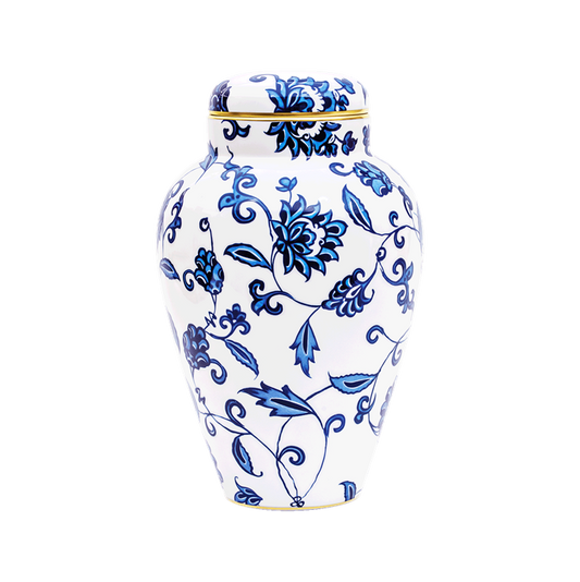 Toscan Porcelain Urn