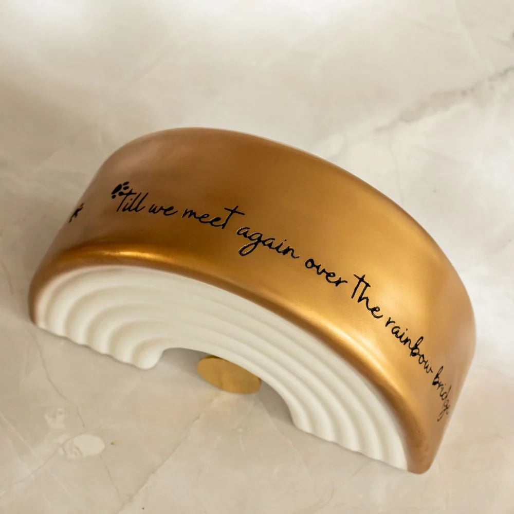 Rainbow Bridge Pet Urn