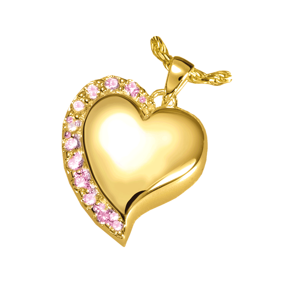 Reflections Gold - Pink Stones