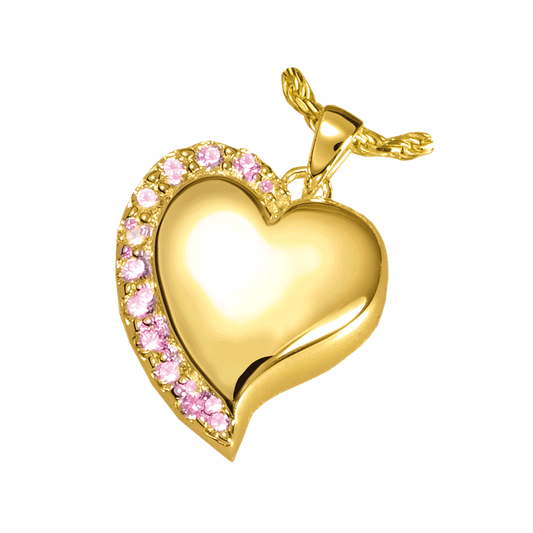 Reflections Gold - Pink Stones