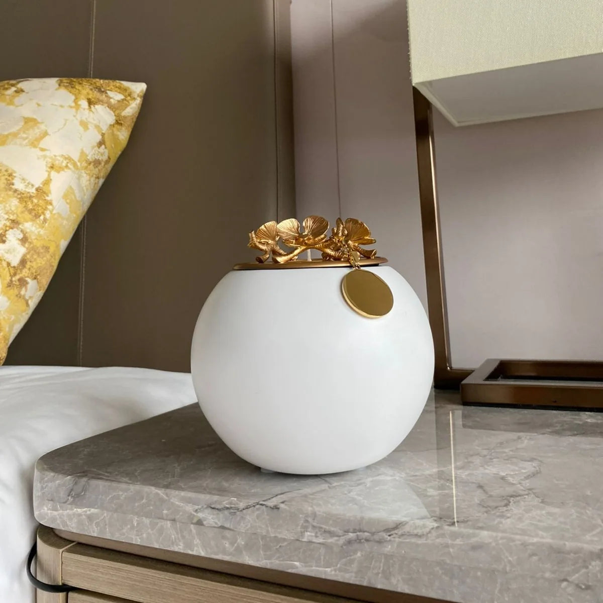 Handmade Orchid Keepsake Urn