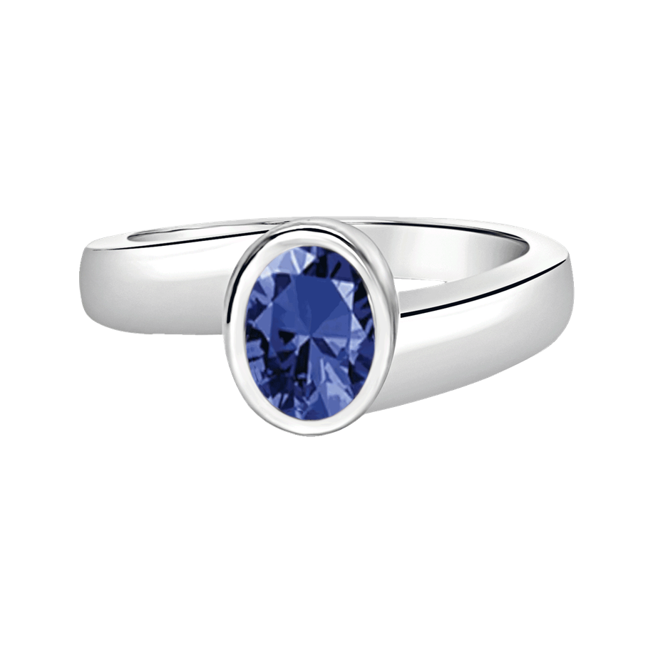 Oval Ring w/ September Birthstone