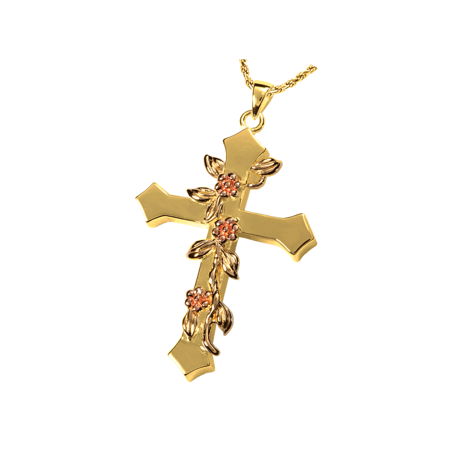Rose Garland Cross