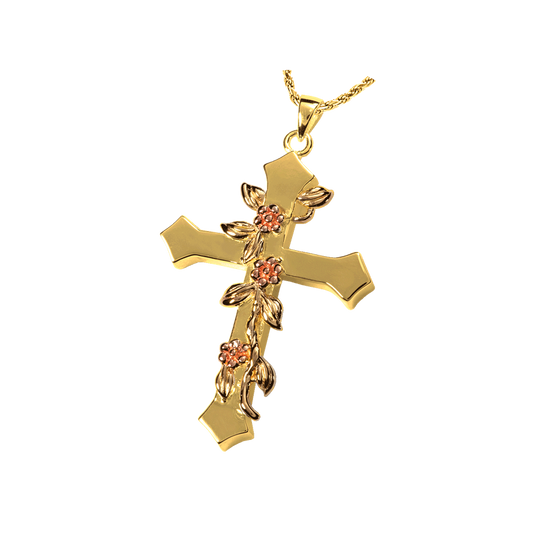 Rose Garland Cross